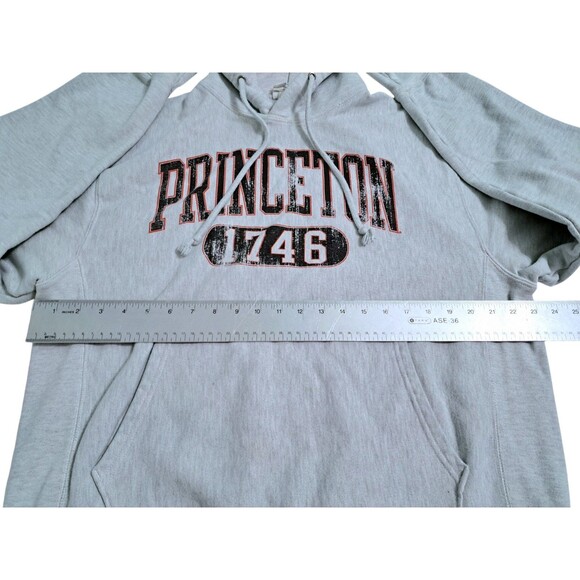 Princeton Champion Reverse Weave Size Large Tigers 1746 Retro Faded Logo Hoodie - Picture 7 of 9